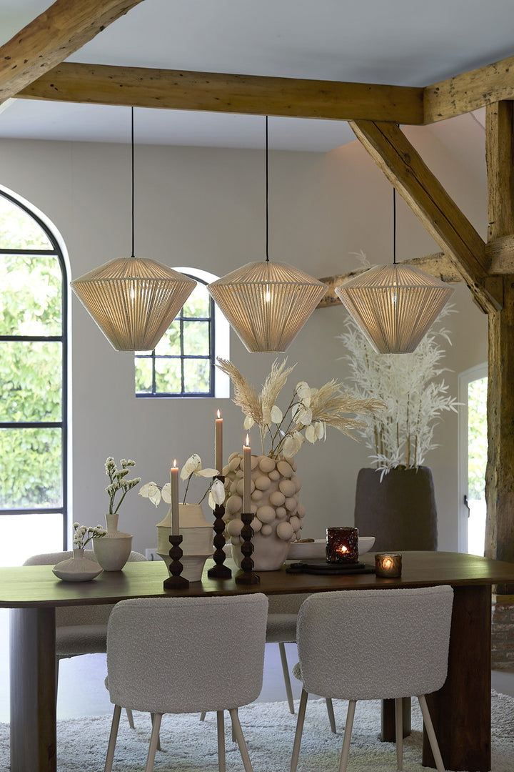 Light & Living Hanglamp Felida 3-Lichts Crème