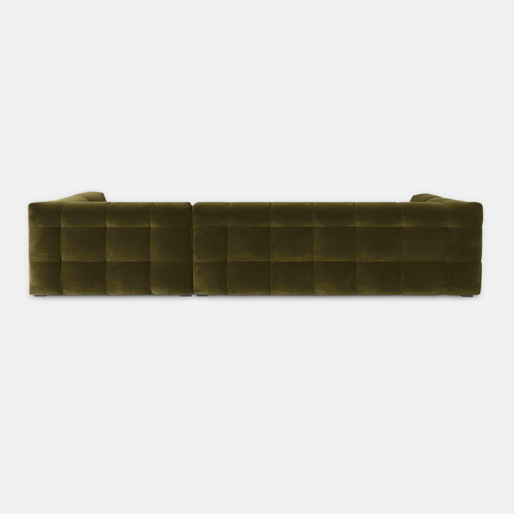 Bubbel Hoekbank Velvet – Luxe Organische Designbank Royal 162 forest