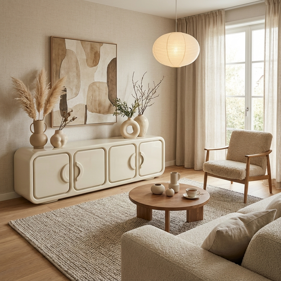 By-Boo Tv-meubel Gubby Beige