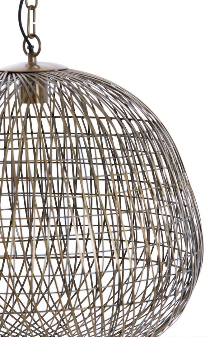 Light & Living Hanglamp Alwina Antiek Brons Ø50x44cm