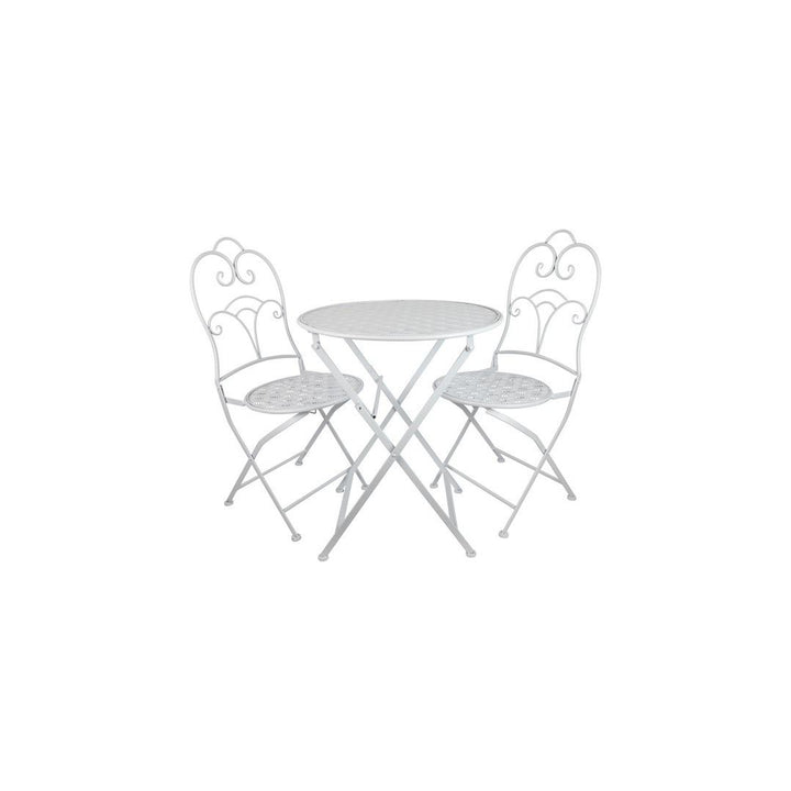 Franse Bistroset – Wit  (Tafel + 2 Stoelen)