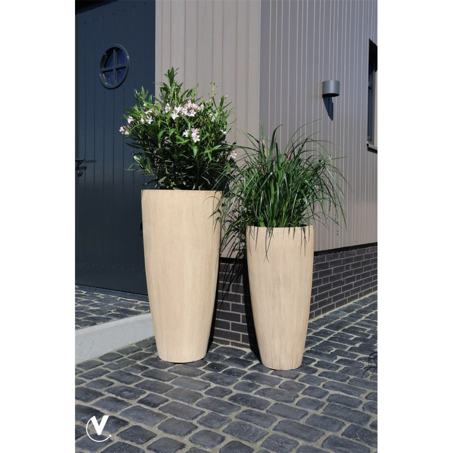 Bloempot java stripe beige