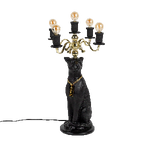 Proudly Crowned Panther Vloerlamp Zwart | Bold Monkey Kandelaar Lamp