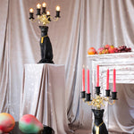 Proudly Crowned Panther Vloerlamp Zwart | Bold Monkey Kandelaar Lamp