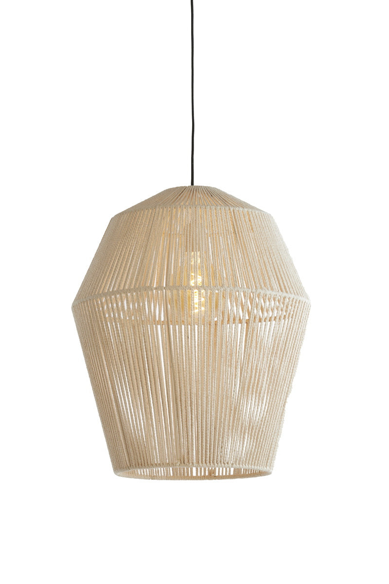 Light & Living Hanglamp Deya Crème