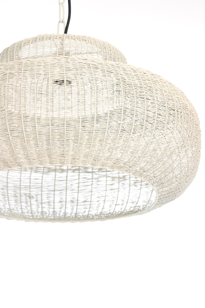 Light & Living Hanglamp Piedra Crème