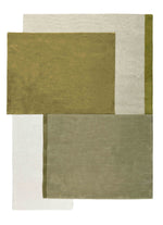 Brinker Umare wollen vloerkleed olive 240 x 340 cm