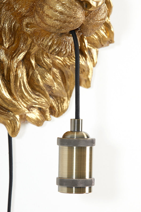 Light & Living Wandlamp Lion 33x40cm