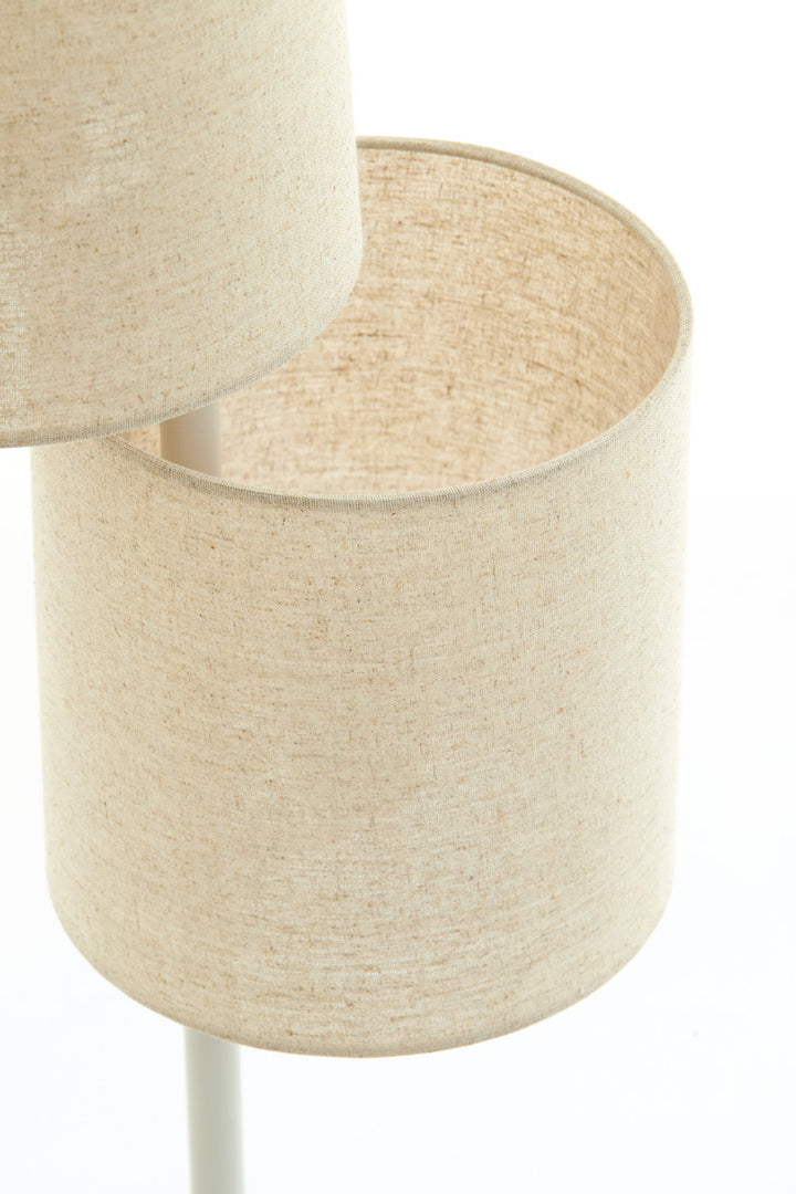 Light & Living Vloerlamp Benigno Beige