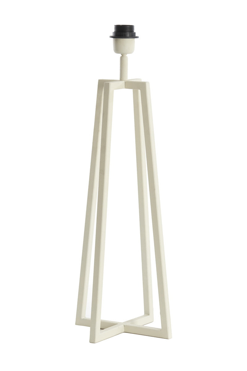 Light & Living Lampvoet Miley Crème