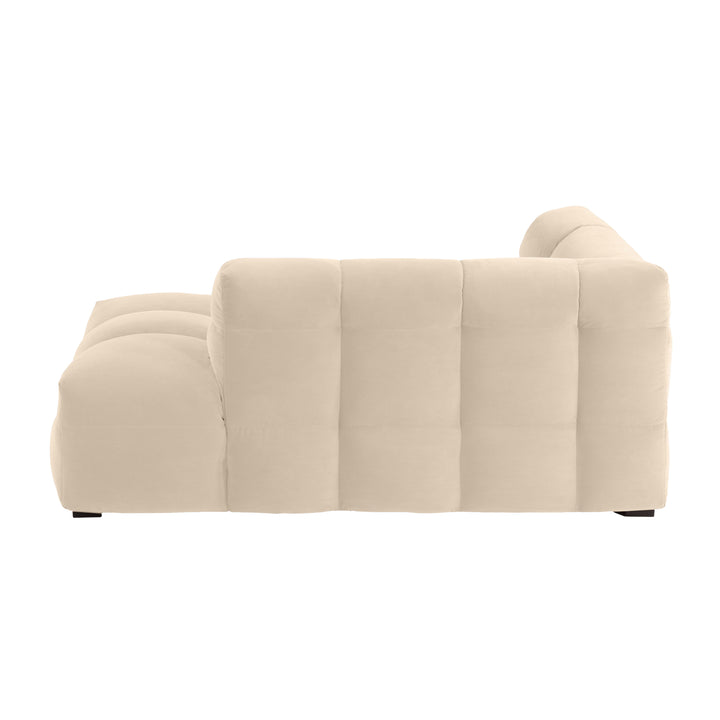 Velvet Chaise Longue – Luxe Ronde Design Ligbank | Royal Linen