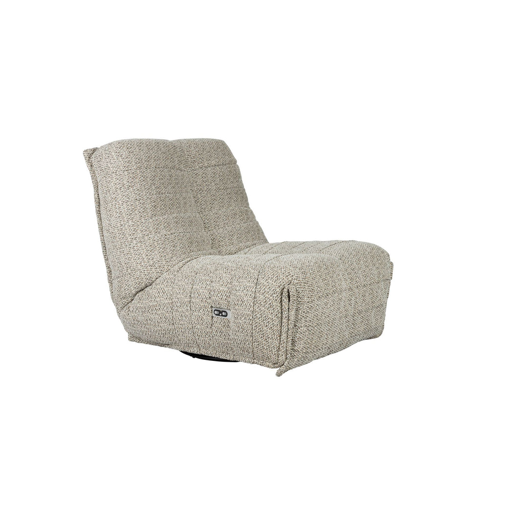 Verstelbare relaxfauteuil 88 cm cappuccino – Dutchbone Hamilton Recliner