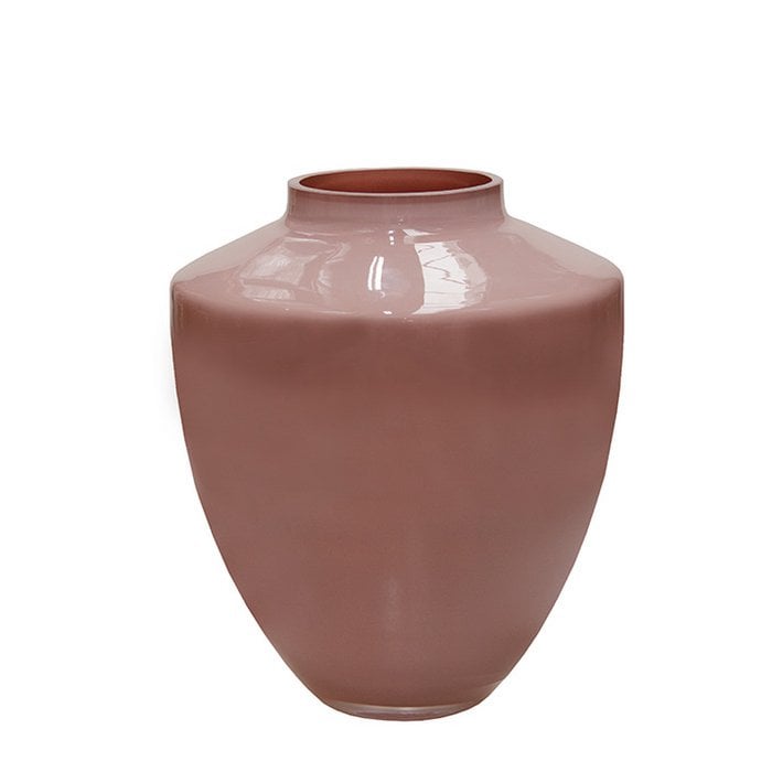 Tugela Pink vaas – Mondgeblazen roze vaas Ø24,5–28 cm