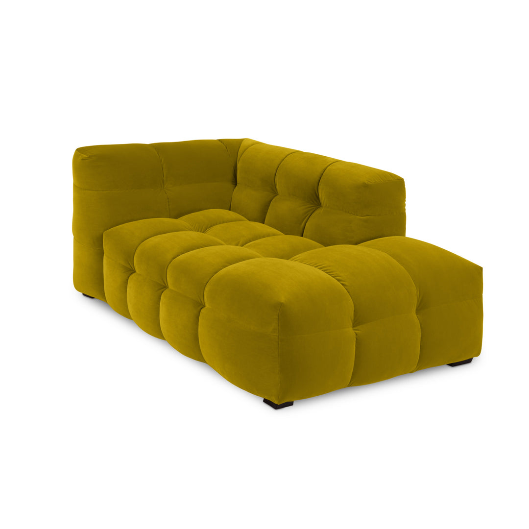Velvet Chaise Longue – Luxe Ronde Design Ligbank | Royal Sun