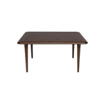 Vierkante houten salontafel walnootkleur 70 cm – Dutchbone Elroy
