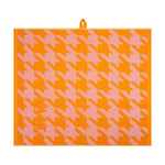 Cadeauset pied-de-poule roze oranje sfeerbeeld keuken