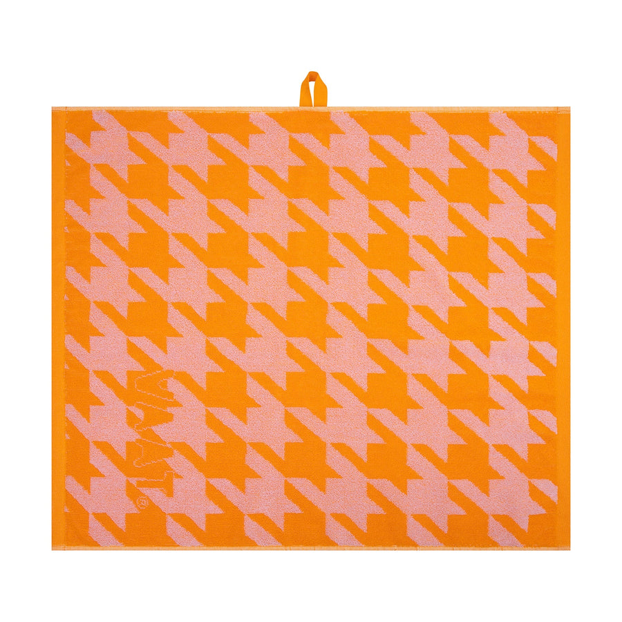 Cadeauset pied-de-poule roze oranje sfeerbeeld keuken