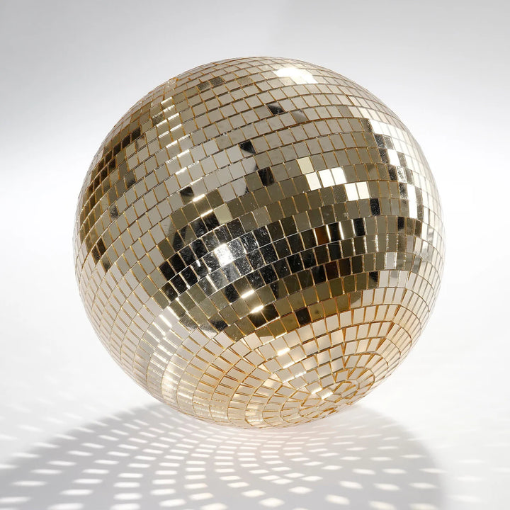 Mica Decorations Kerst Discobal - Ø25 cm - Champagne