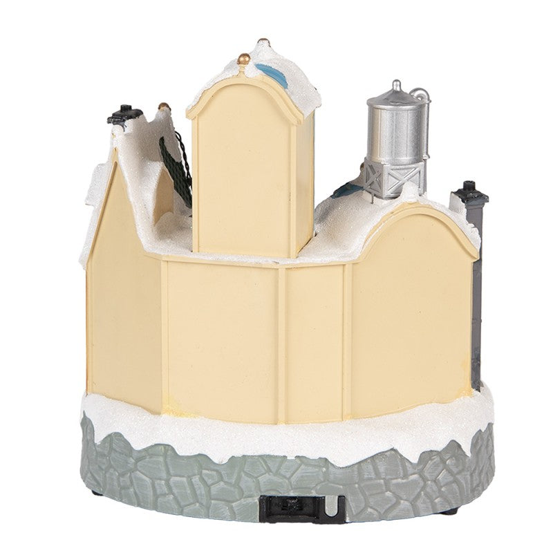 Clayre & Eef Kerstdecoratie met LED-verlichting en muziek Huis