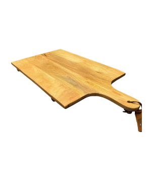 Snijplank Mangohout 70 x 35 cm - Serveerplank met Handvat
