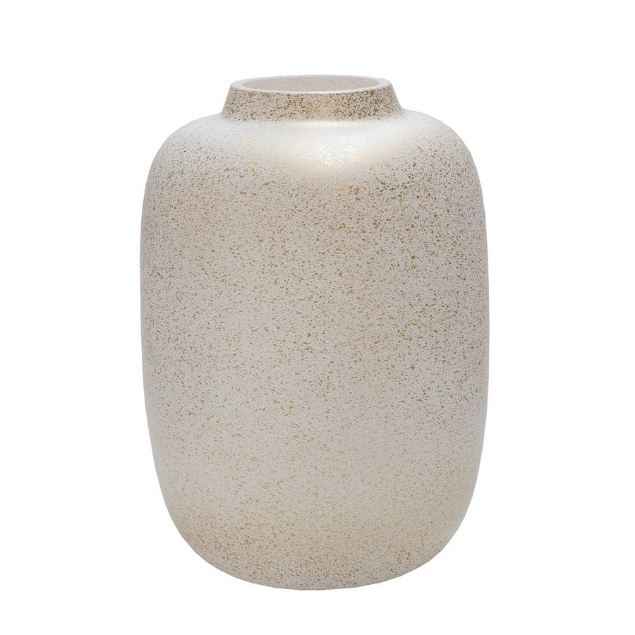 Artic Sparkle Gold vaas – Mondgeblazen gouden vaas met glinstereffect