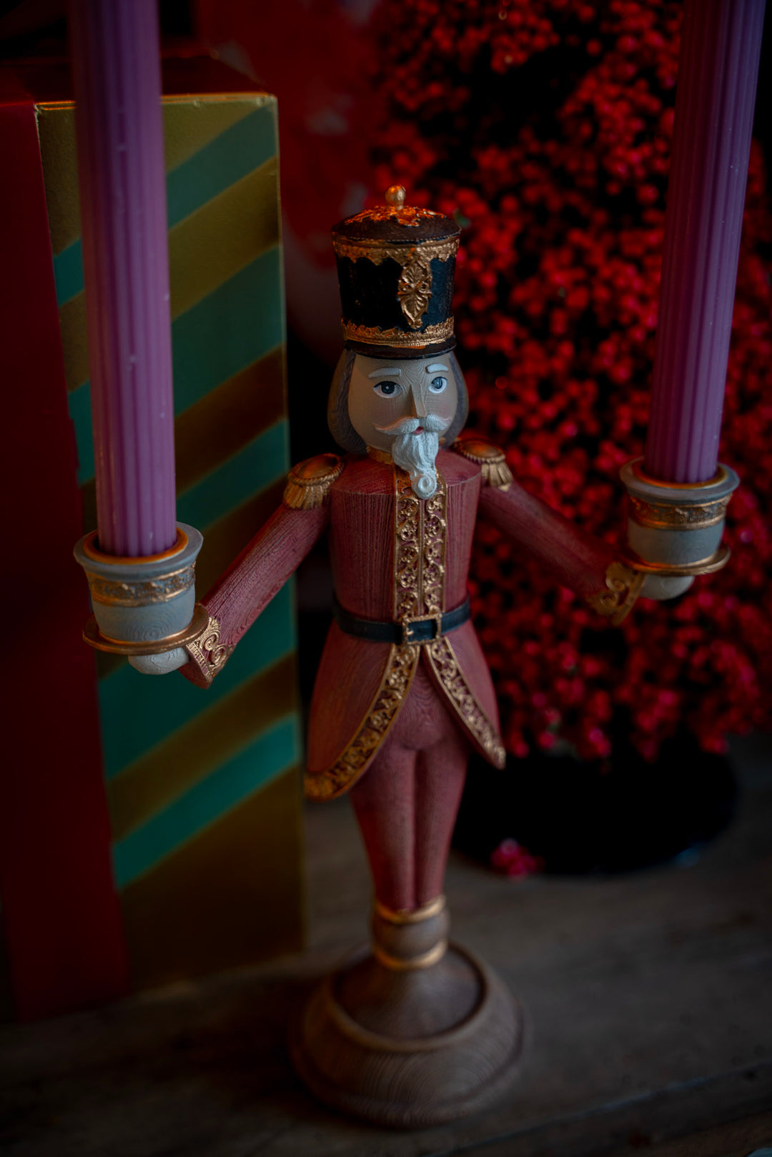 Kerst Notenkraker kandelaar