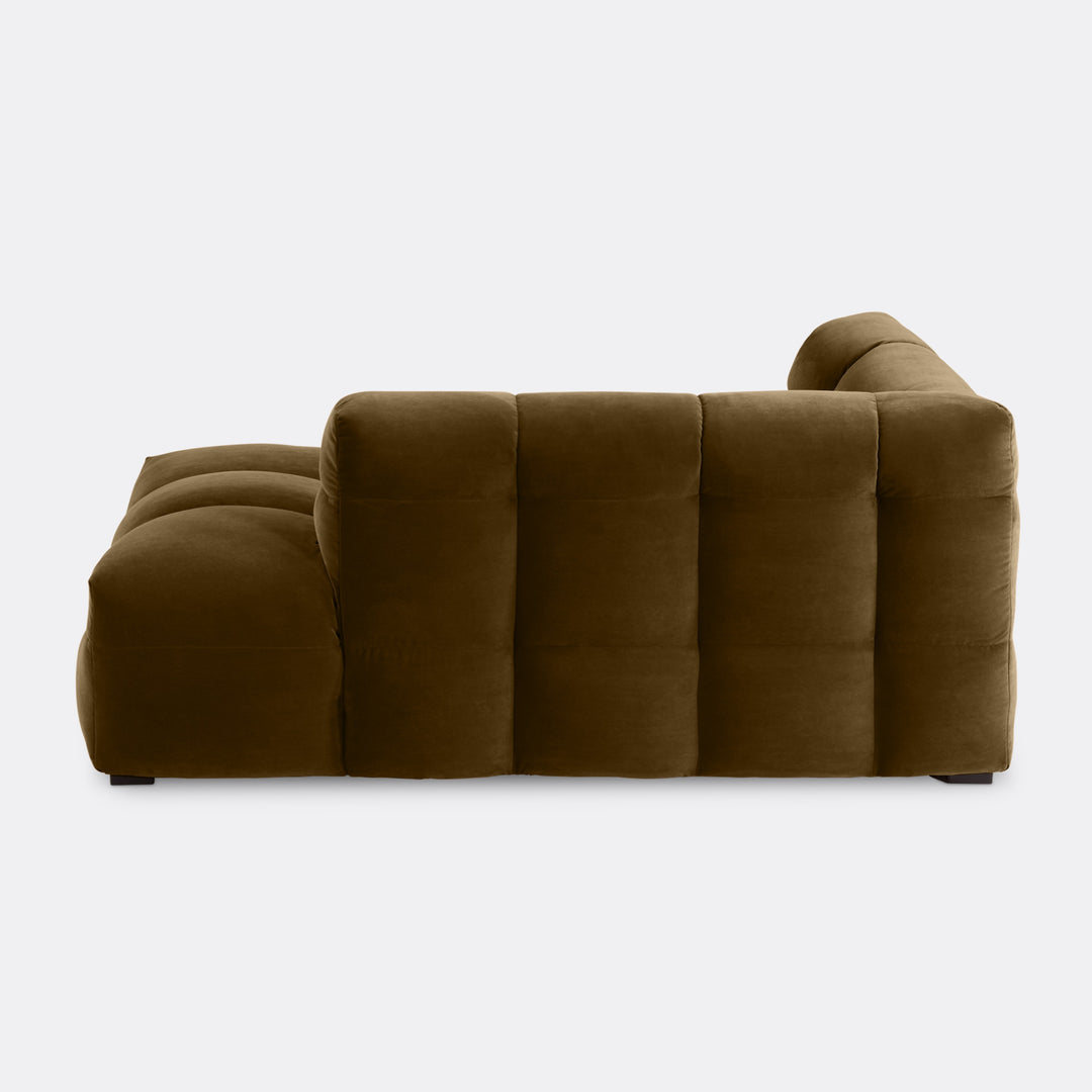 Velvet Chaise Longue – Luxe Ronde Design Ligbank | Royal Army