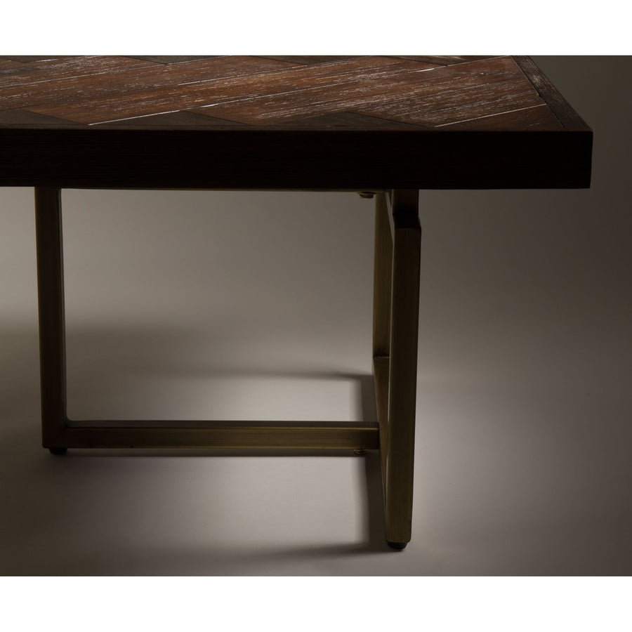 Goudkleurig stalen onderstel van de Dutchbone Class salontafel