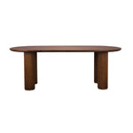 Ovale eettafel massief eiken 220 x 90 cm – Dutchbone Dean