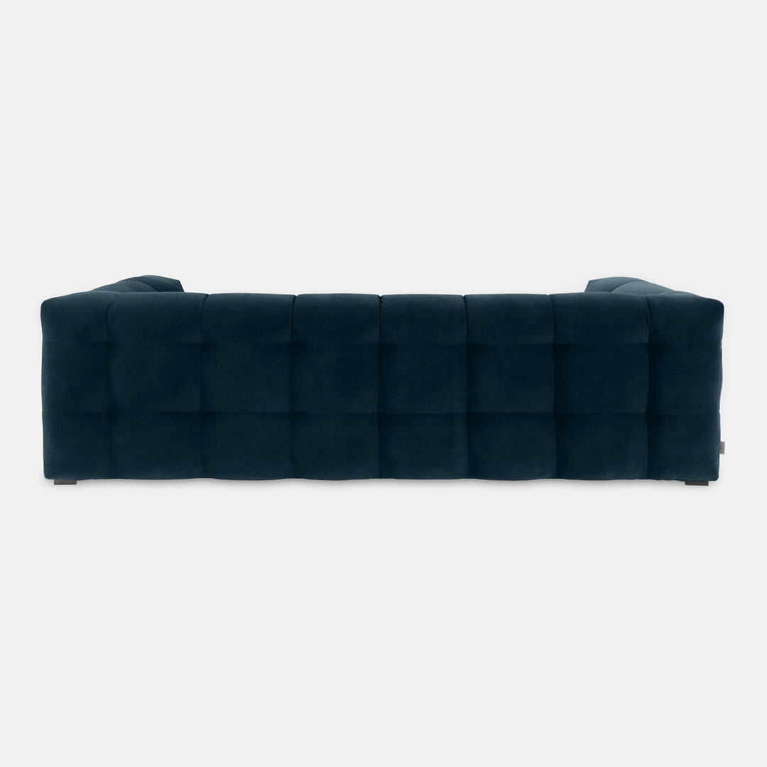 Velvet Bank 3-Zits – Ronde Luxe Designbank | Royal petrol