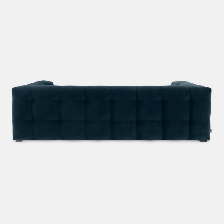 Velvet Bank 3-Zits – Ronde Luxe Designbank | Royal petrol