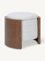 Poef met Opbergruimte 52 cm Beige – Valento