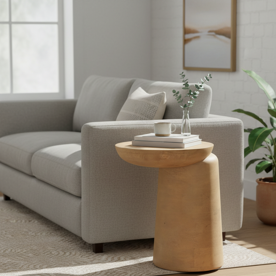 By-Boo Woomble – Bijzettafel Light Brown