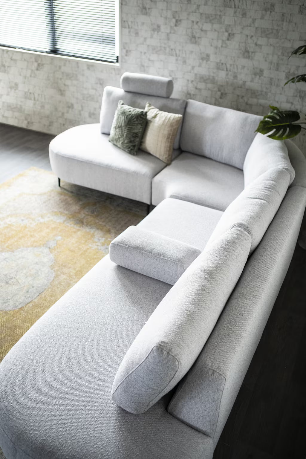 SEVN Hoekbank Danique kleur Lichtgrijs