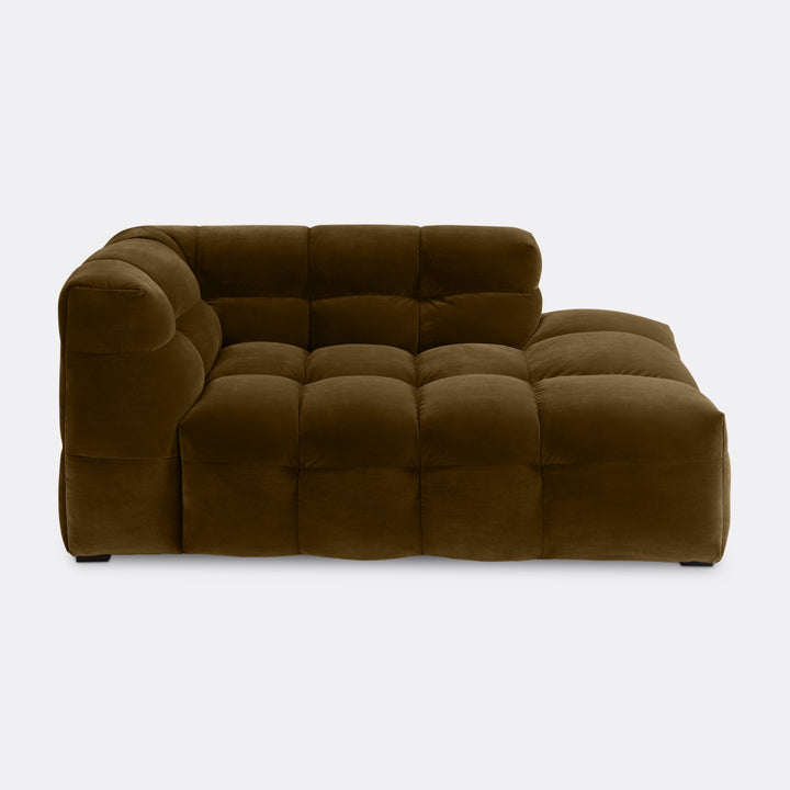 Velvet Chaise Longue – Luxe Ronde Design Ligbank | Royal Army