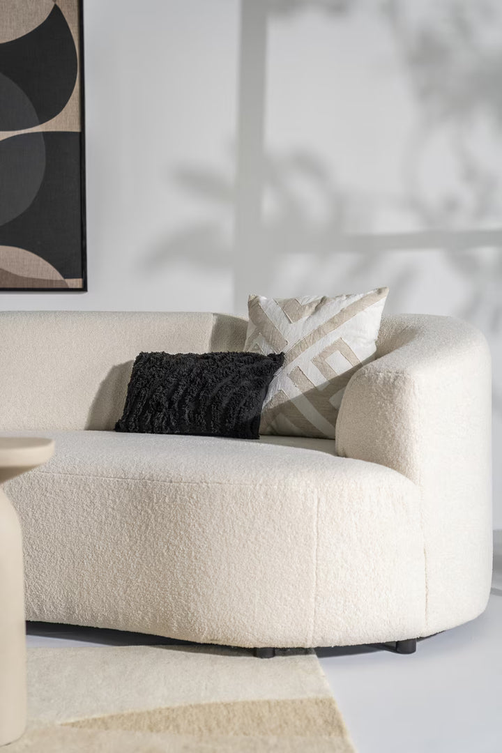 SEVN Hoekbank Denise Teddy, kleur Ivoor