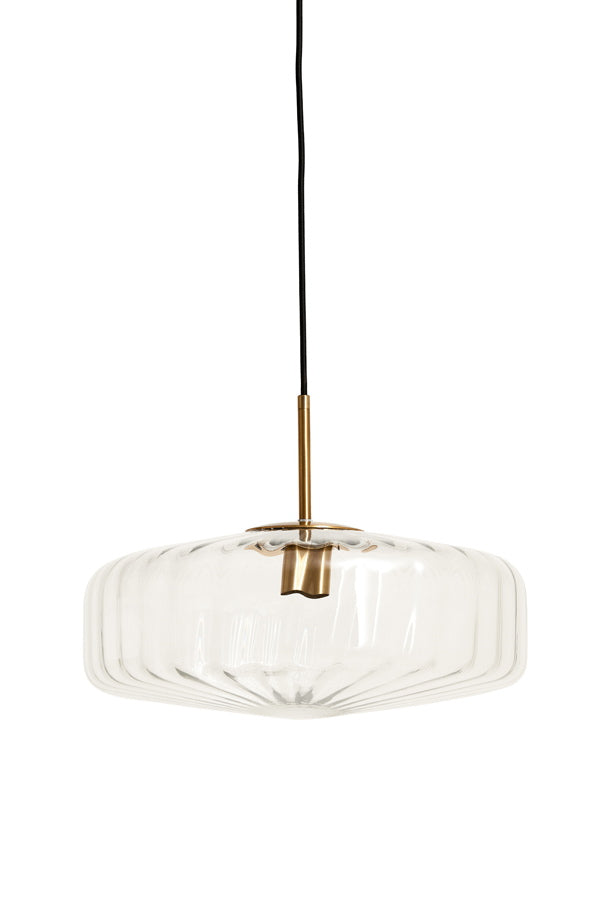 Light & Living Hanglamp Pleat Glas