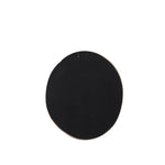 Don Beige velvet mirror organic round 70x4x70cm PTMD
