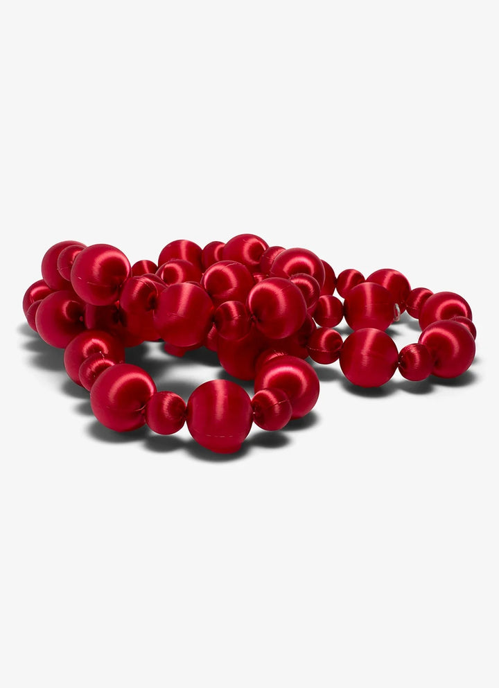 Vondels Garland Red 180cm -Kerstslinger