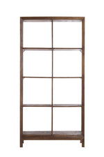 Light & Living Wandkast Sondrio Open Mangohout Mat Donkerbruin 95x190cm