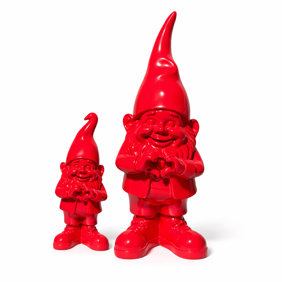Valentijn Kabouter Roze/Rood