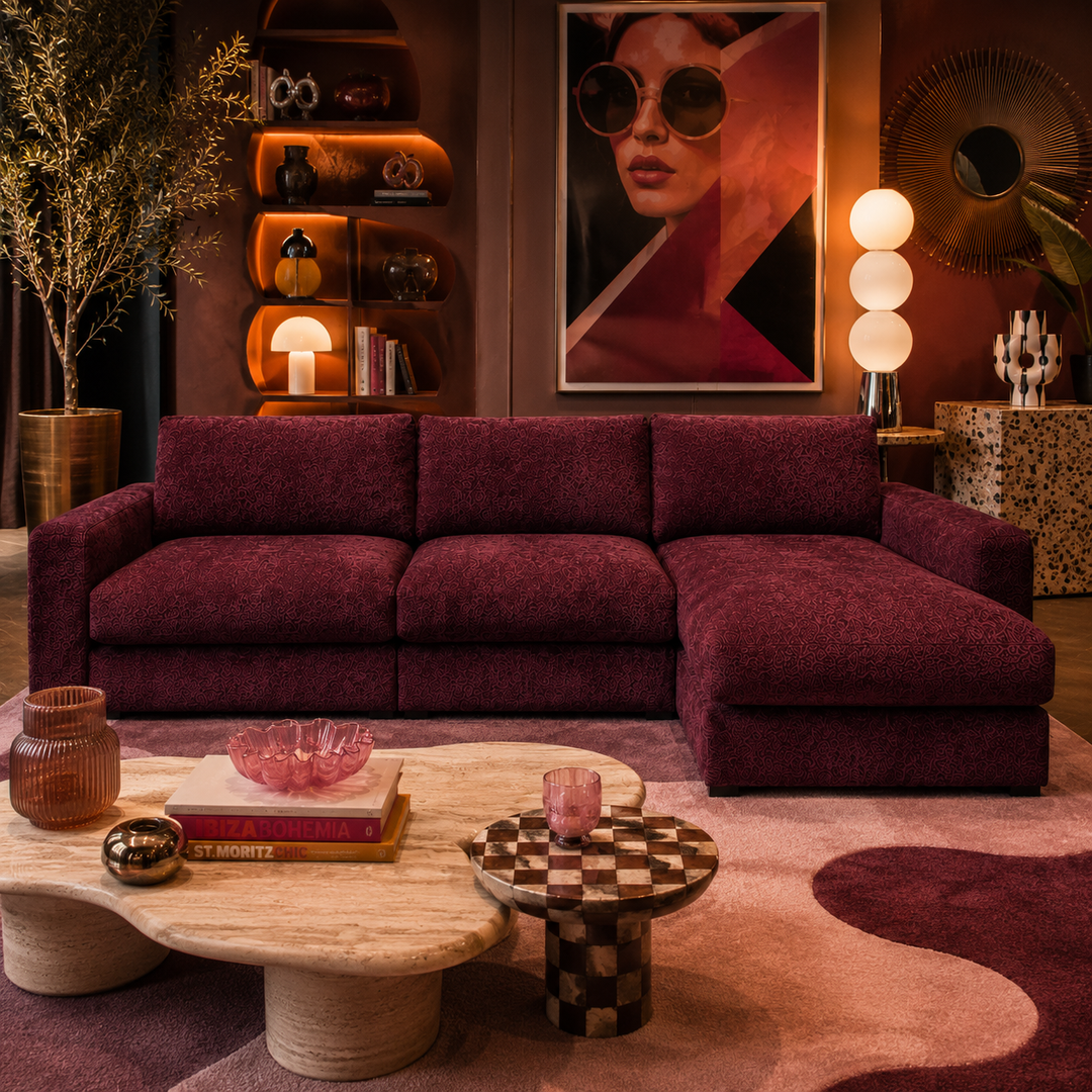PTMD New Nilla Bank Element Chaise Longue Rechts Crème