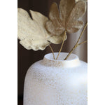 Artic Sparkle Gold vaas – Mondgeblazen gouden vaas met glinstereffect