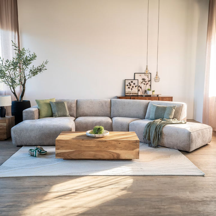 SEVN Loungebank Elise kleur beige