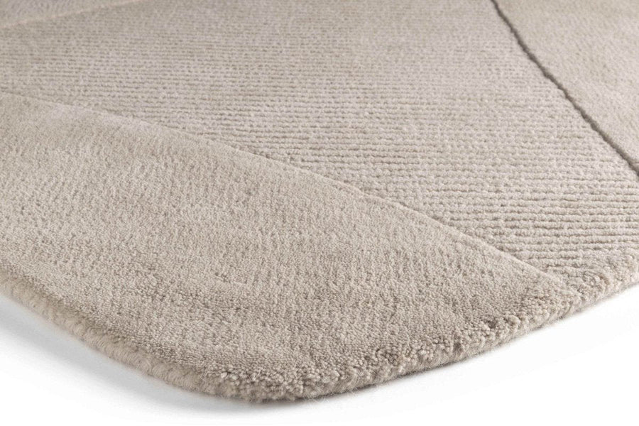 Brinker Fusion Stone vloerkleed Beige in een interieur