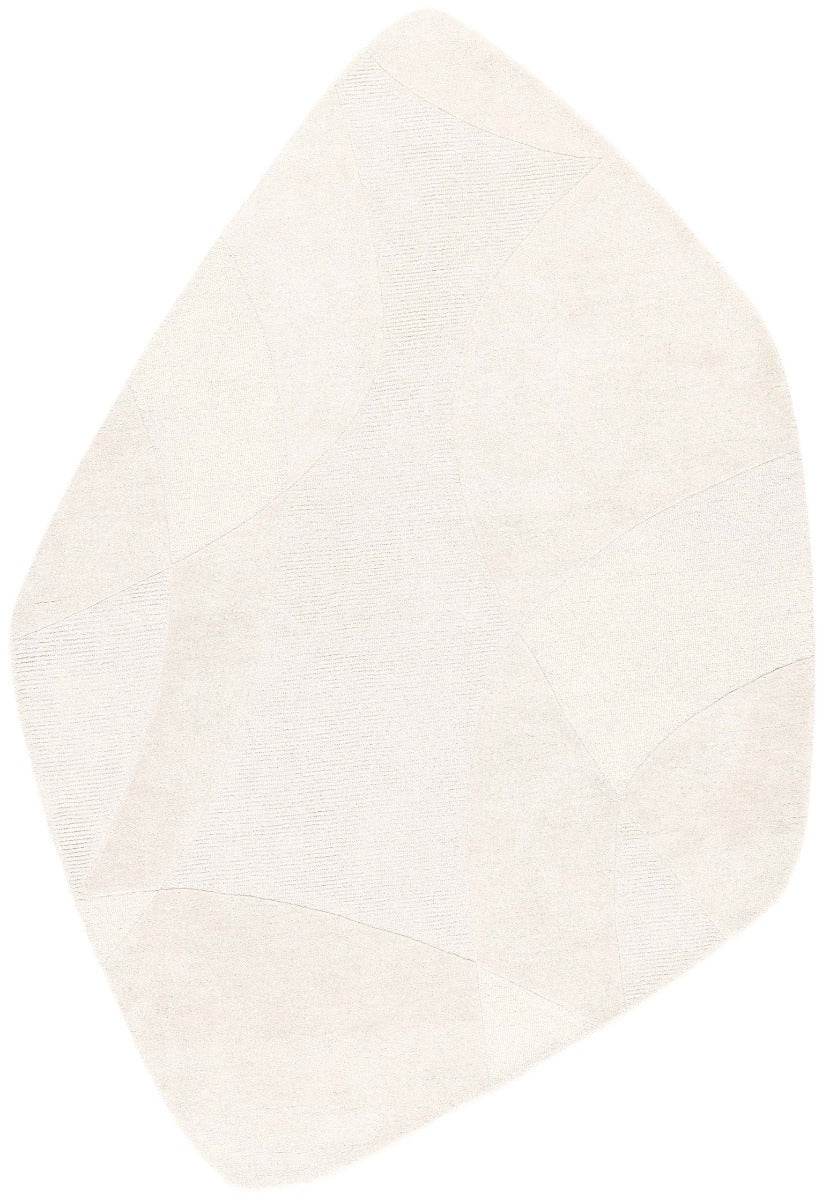Brinker Fusion Stone wollen vloerkleed Ivory - organisch uitgesneden kleed