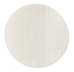 Close-up van de handgeweven wol van het Valentino vloerkleed Ivory