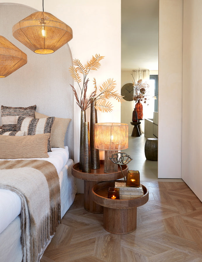 Light & Living Hanglamp Mallow Jute Naturel