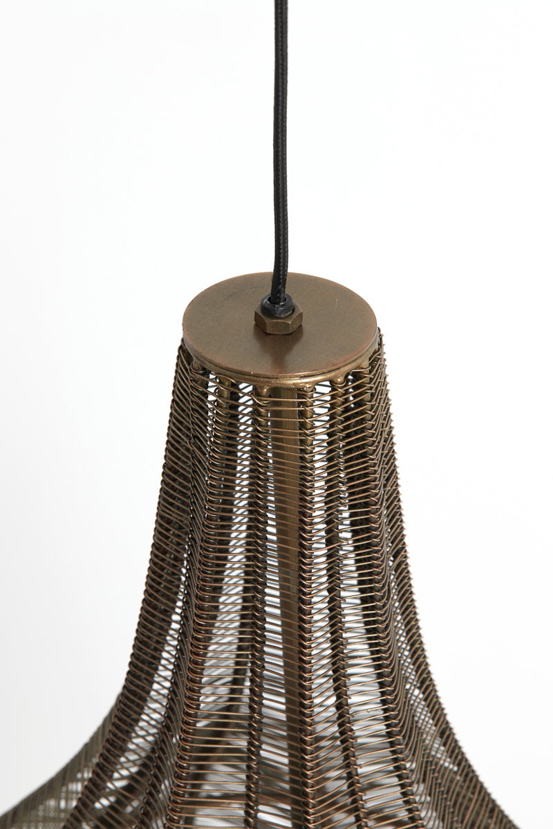 Light & Living Hanglamp Mariama Antiek Brons