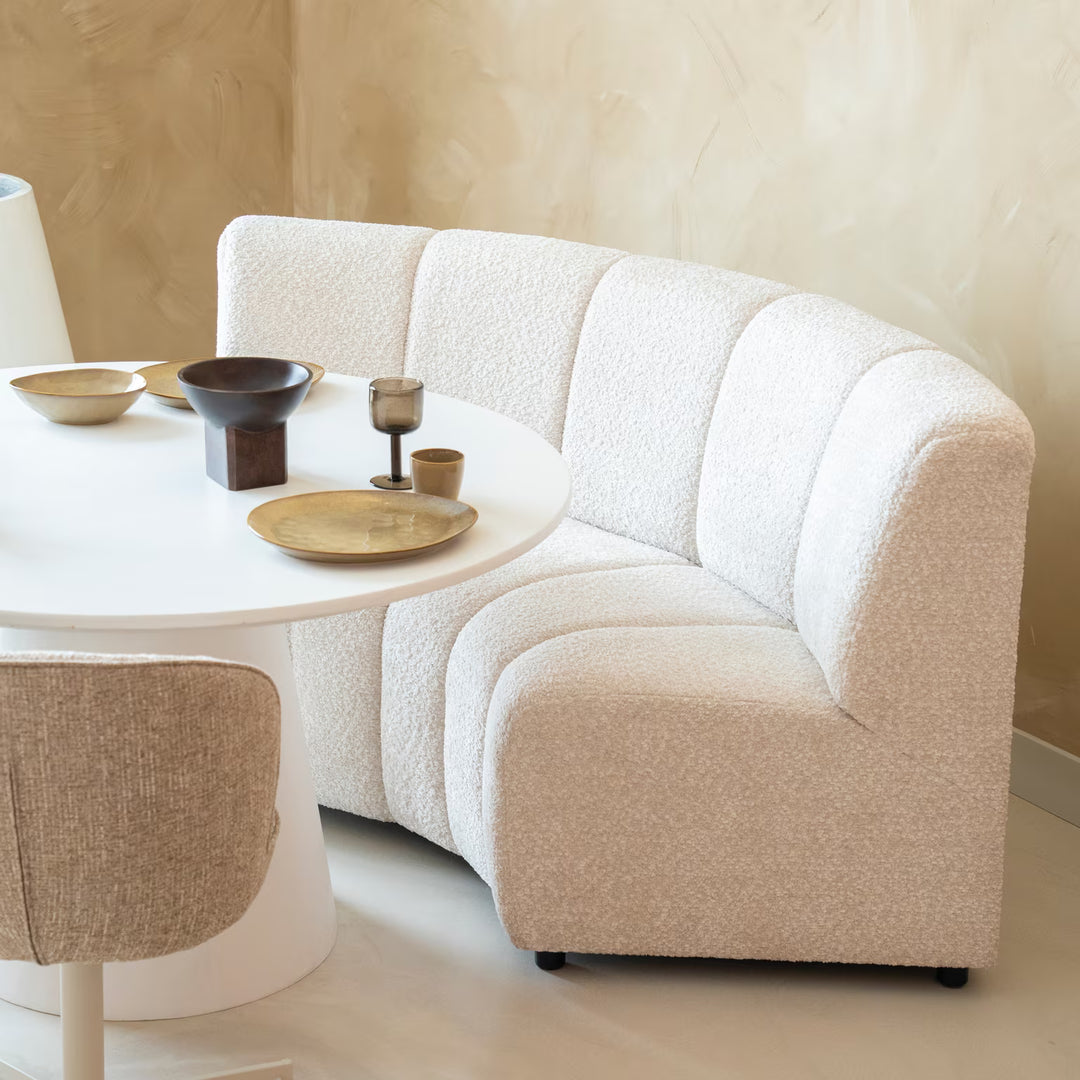 SEVN Eetkamerbank Esther kleur beige